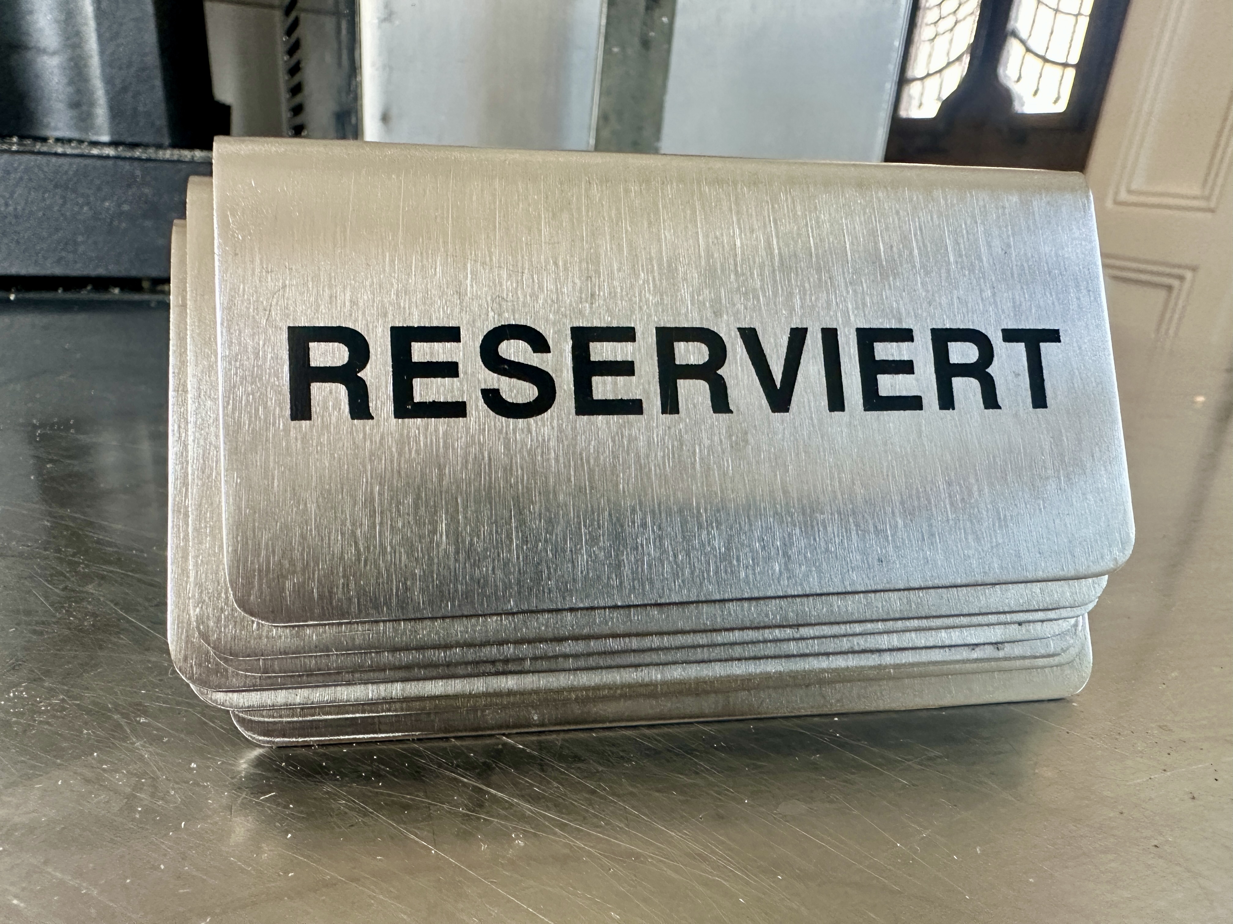 7 x Reserviertschilder image